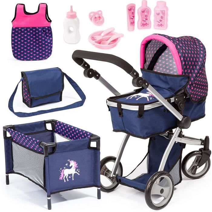 Poussette Et Landau - Ensemble Poupée Combi Milano Jogger Réglable Hauteur  Mega - Cdiscount Jeux - Jouets