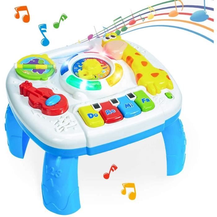 Table D Apprentissage Musicale Centre D Activite Jouet Musical Pour Bebes Enfants Cdiscount Jeux Jouets