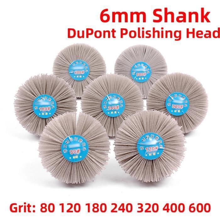 Roue De Polissage Fibre Nylon 15,2 Cm Grain 320 - Disque Abrasif Non Tissé Pour Métaux Et Bois