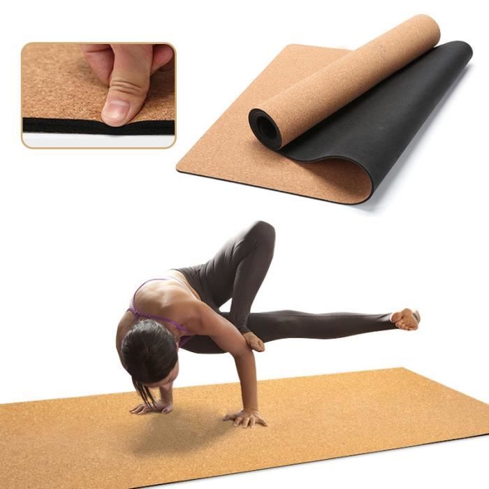 Tapis de yoga antidérapant, 200cm, 20mm, haute qualité, pour le