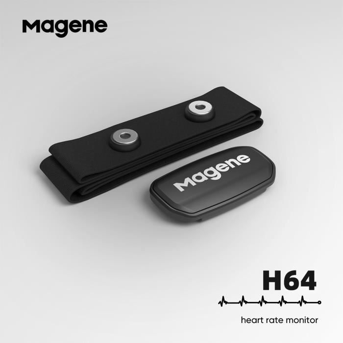 moofit Capteur de Fréquence Cardiaque Bluetooth, Ant+ Sangle de fréquence Cardiaque Cardiofréquencemètre capteur pour Zwift, Wahoo, Elite HRV, Endomondo, iCardio