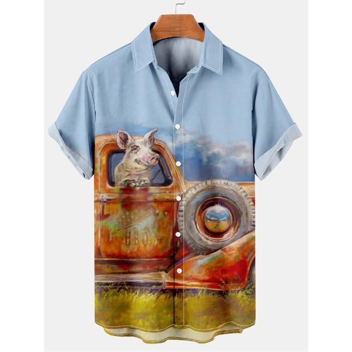 Chemise hot rods et voiture americaines