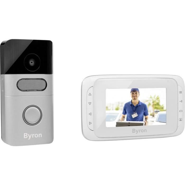 Interphone audio sans fil - BYRON - DIC-24815 - Ecran 43 pouces - Vision nocturne - Volume réglable