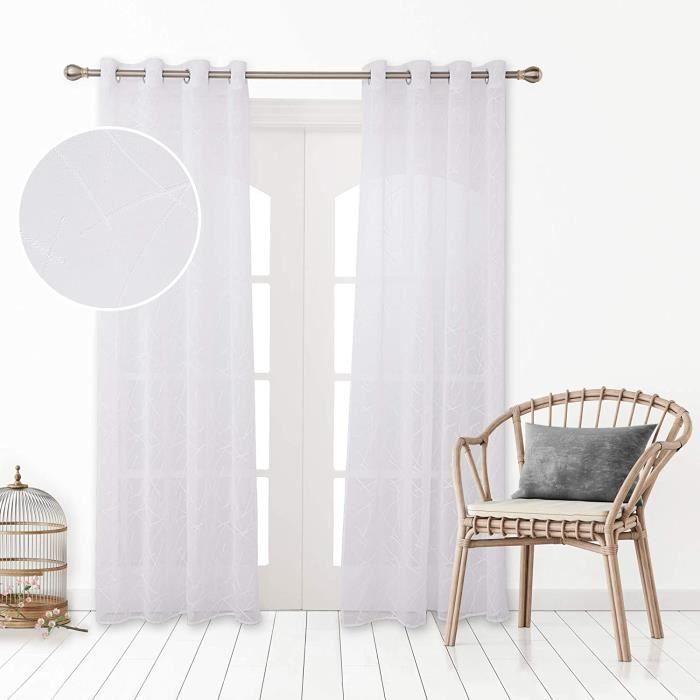 Bebe Et Puericulture La Chambre De Bebe Deconovo Lot De 2 Voilage Blanc Transparent En Effet Lin Rideaux Voile Brode Motif Geometrique Losange A Oeillets 140x290cm Pour Decoration Chambre Bebe Alianzagestion Com Bebe Et Puericulture La Chambre De Bebe Deconovo Lot De 2 Voilage Blanc Transparent En Effet Lin Rideaux Voile Brode Motif Geometrique Losange A Oeillets 140x290cm Pour Decoration Chambre Bebe Alianzagestion Com