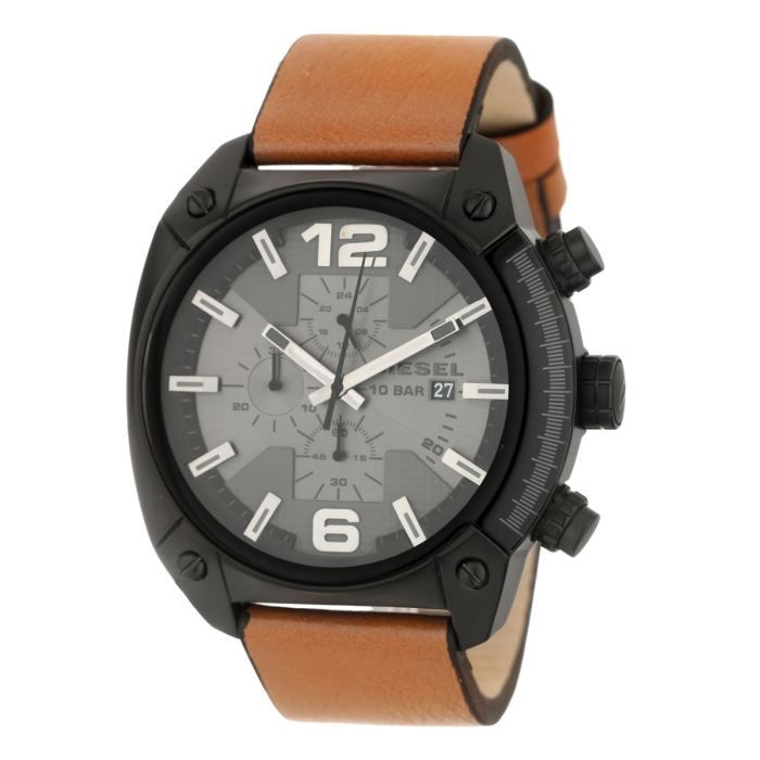 Montre diesel homme marron 2025
