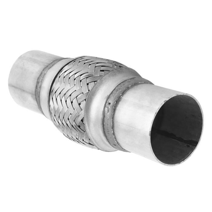 Flexible Échappement Tressé Inox Ø76 Mm L250 Mm - Universel