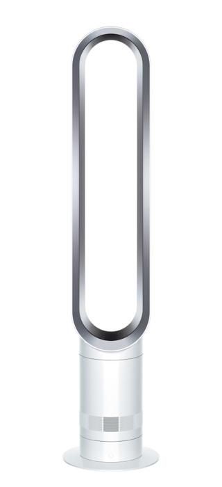 DYSON AM07 Ventilateur tour - Oscillant - Minuteur - Télécommande - Silencieux - Blanc/Argent