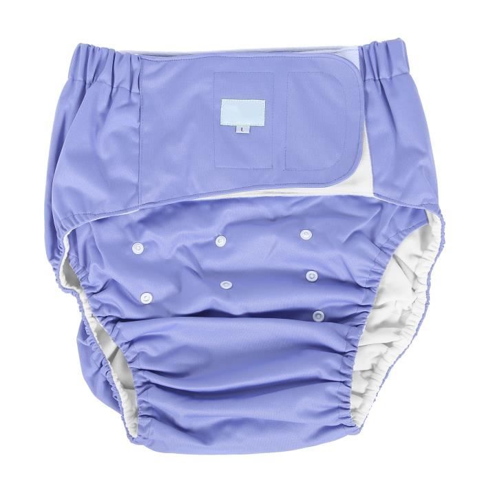 ABDL couches en tissu pour adultes réutilisables les couches lavables pour  personnes âgées pantalon d'incontinence respirant couleur Pure le  réglable,E,M : : Hygiène et Santé