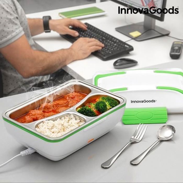 Boite Pour Dejeuner Electrique Avec Plateau Interieur Amovible 50w Blanche Verte Boite Chauffante Lunchbox Achat Vente Lunch Box Bento Soldes Sur Cdiscount Des Le 20 Janvier Cdiscount