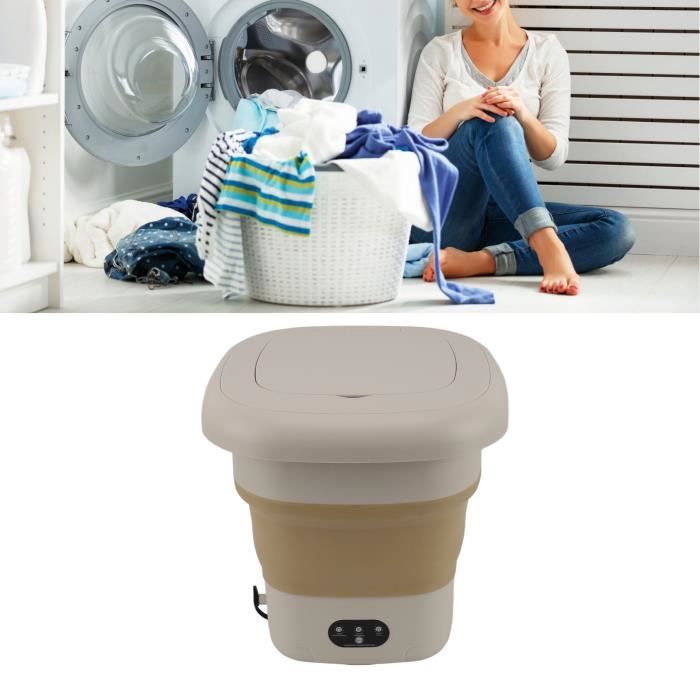 Fdit mini laveuse pliable Machine à laver pliante 9l, Mini Machine à laver  Portable, pour electromenager lave-linge Prise UE Kaki - Cdiscount  Electroménager
