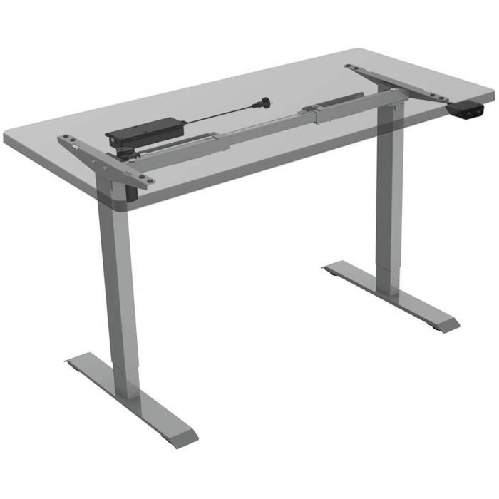 Flexispot Ec1s Bureau Electrique Reglable En Hauteur Bureau Assis Debout Cadre A 2 Etages Avec Mono Moteur Gris Achat Vente Meuble Informatique Flexispot Ec1s Bureau Elect Soldes Sur Cdiscount Des Le