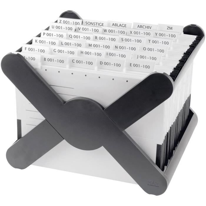 Corbeille suspendue - HAN - X-CROSS 19071-13 - Noir - Plastique - Résine - Contemporain