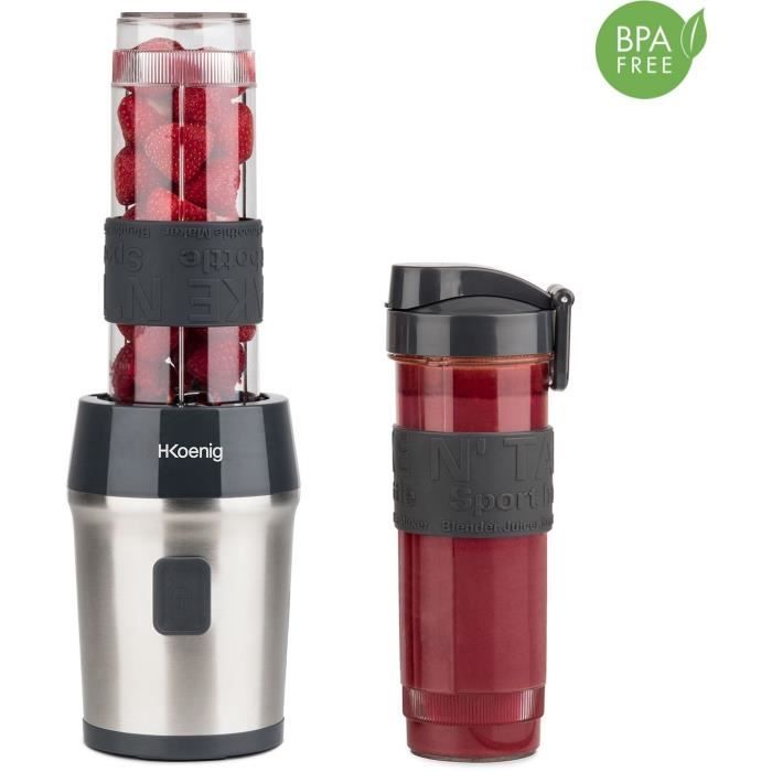 Mini blender avec gourdes incluses - HKOENIG - SMOO9 -