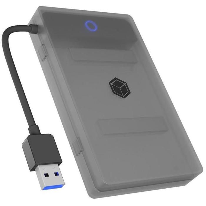 Boîtier disque dur/SSD - ICY BOX - IB-AC603b-U3 - 25 - USB Type-A - 5 Gbit/s