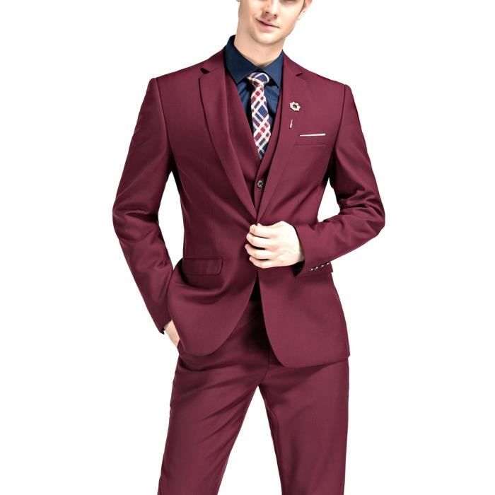 2018 nouveau costume pour homme trois pièces, 3 pièces ...