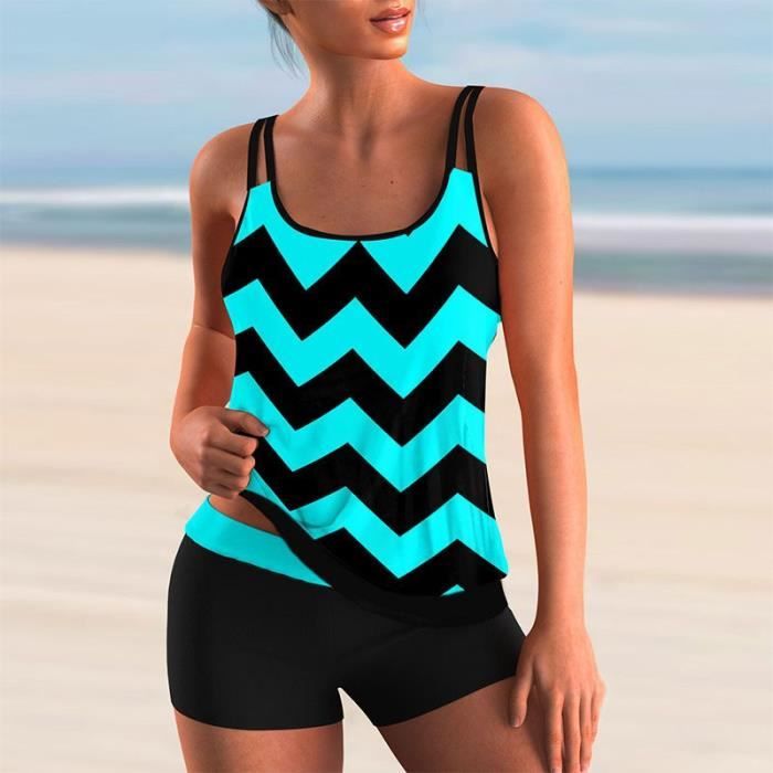 Maillot De Bain Shorty Femme 2 Pieces Maillot De Bain Femme 2 Pièces Bikini Dos Nu Sport Shorty Bikinis Imprimé Taille Haute Bikini Set Push Up Bikini De Plage Fleur Mauve