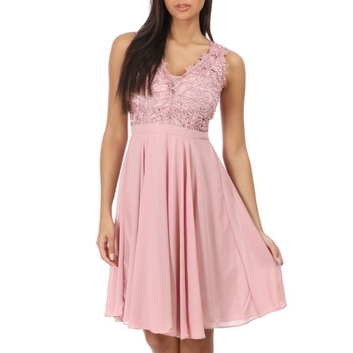 Robe rose on sale patineuse