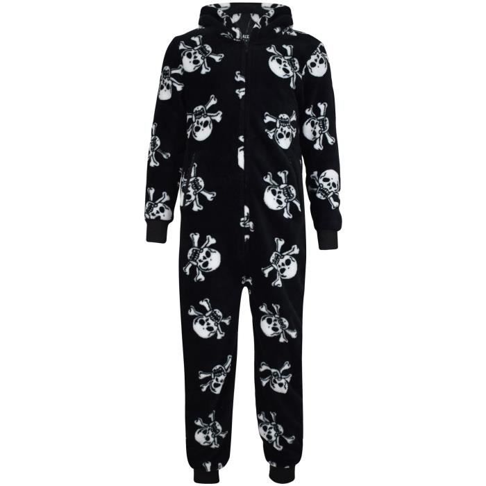 Enfants Amusement Cr ne Et OS Imprimer Onesie Pyjama Ensembles