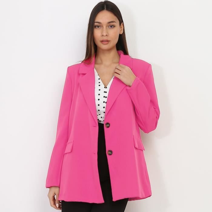 Blazer store rose fushia