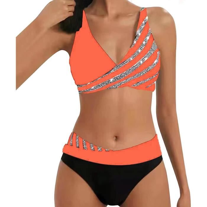 Maillots de bain femmes 2 pièces Sexy bikini Classique Boheme taille