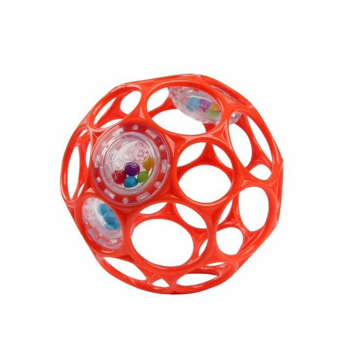 Balle sensorielle - OBALL - Oball™ Rattle™ - Facile à saisir - 28 trous à doigts