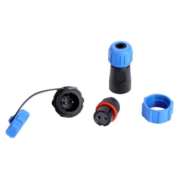 Connecteur Étanche IP68 SP13 - 3 Broches - Mâle Et Femelle - Pour LED Et Alimentation - Neuf