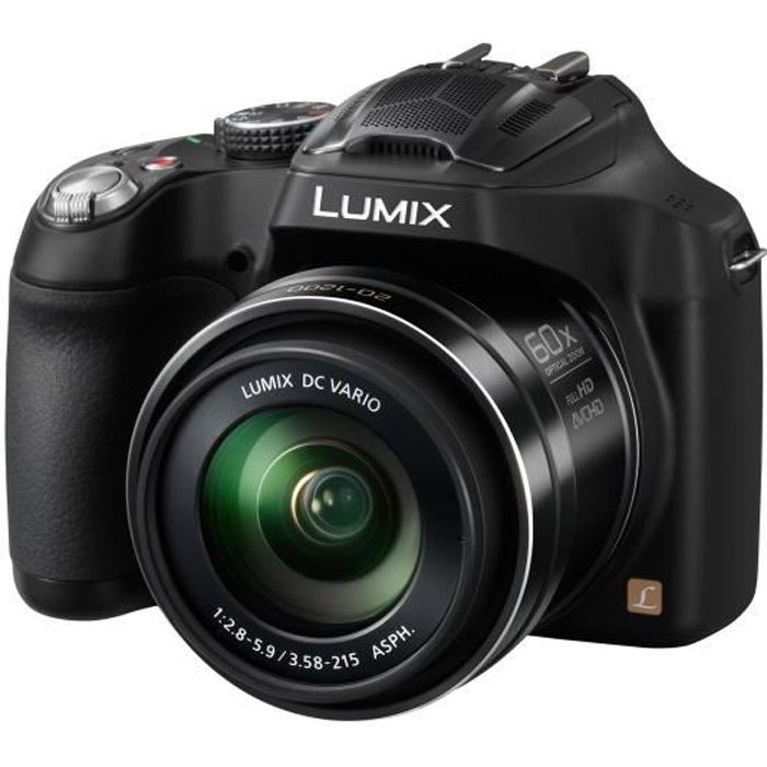 Panasonic Lumix DMC-FZ72 Appareil photo numérique compact 16.1 MP 60x zoom optique noir
