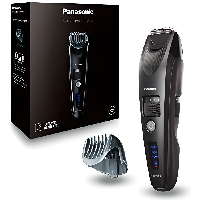 Panasonic Personalcare ER SB40 K803 | Tondeuse barbe Premium 20 Réglages 6 accessoires 60 min d'autonomie Charge en 1 heure Wet