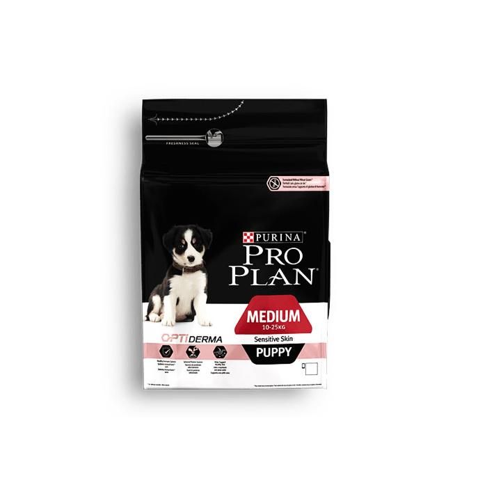 Purina Proplan OptiDerma Chiot Peau Sensible Taille Moyenne 3kg Purina Proplan OptiDerma Chiot Peau Sensible Taille Moyenne 3kg