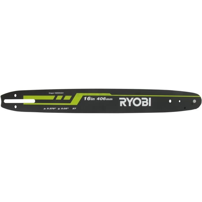 Guide RYOBI 40,6cm pour tronçonneuses électriques RAC249