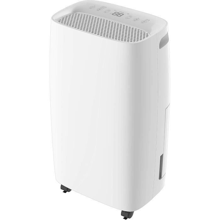 Déshumidificateur D'air 1300 Ml - Ultra Silencieux, Timer 24h, Arrêt Automatique, Pour Chambre, Salle De Bain, Bureau