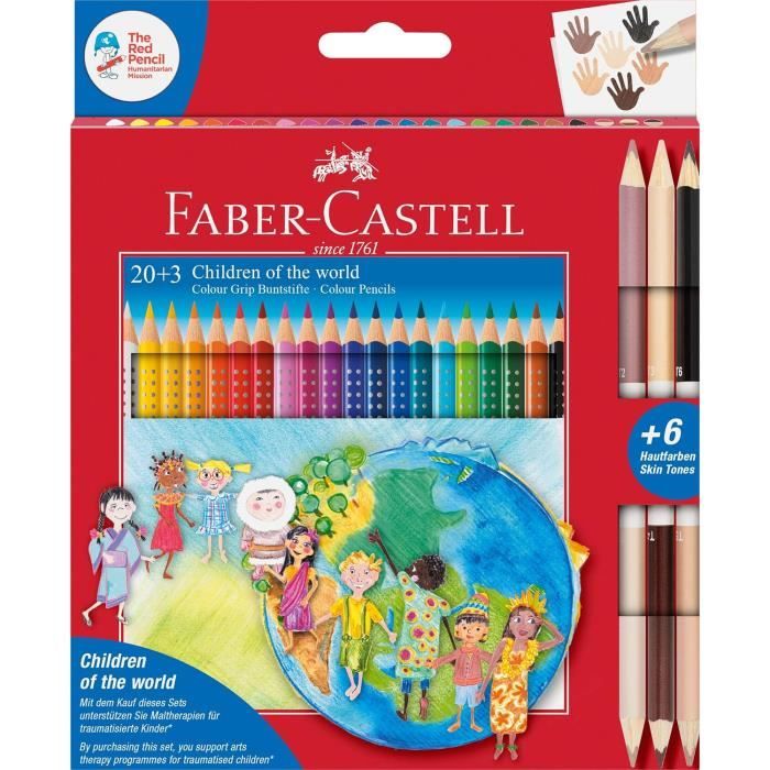 FaberCastell 201747 Crayons de couleur Colour Grip Chilen of the