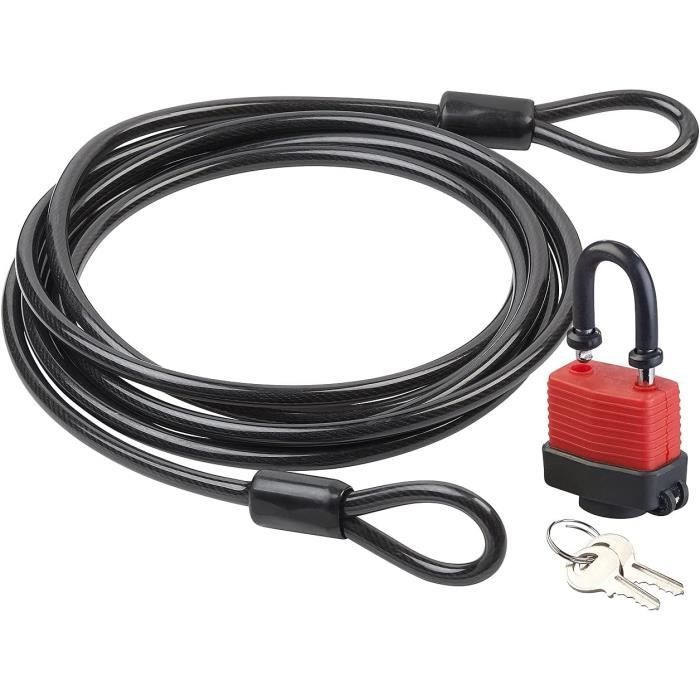 Câble avec cadenas Ferrestock 80 cm