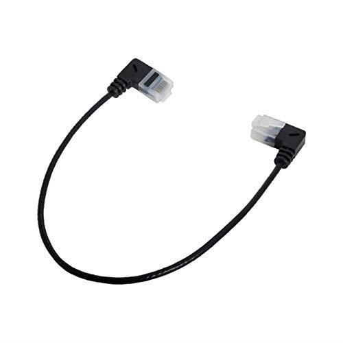 Câble Ethernet Cat5, RJ45 mâle vers mâle 90 degrés pour réseau Internet LAN, cordon de raccordement pour PC, routeur, modem, imprimante, Xbox, PS4 (angle vers le haut Câble Ethernet Cat5, RJ45 mâle vers mâle 90 degrés pour réseau Internet LAN, cordon de raccordement pour PC, routeur, modem, imprimante, Xbox, PS4 (angle vers le haut