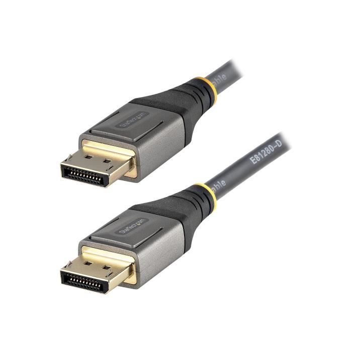 - StarTech.com - StarTech.com Câble DisplayPort 1.4 Certifié VESA 5m - 8K 60Hz HDR10 - Vidéo Ultra HD 4K 120Hz - Cordon Moniteur/