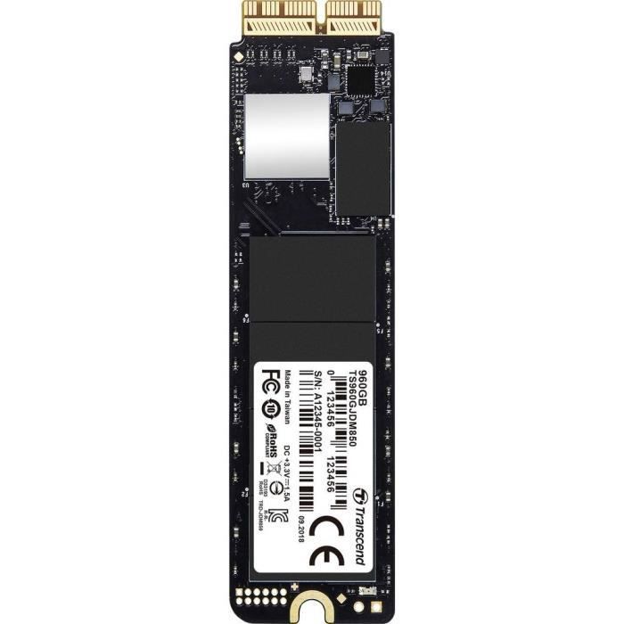 Disque SSD - TRANSCEND - JetDrive 850 - 960 Go - NVMe - PCIe 3.0 x4 (NVMe)