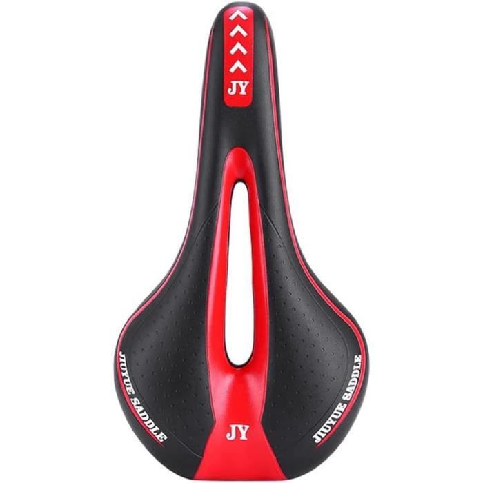 Selle VTT SANWAN – Confort Gel Pour Rouler Sans Douleur (rouge)