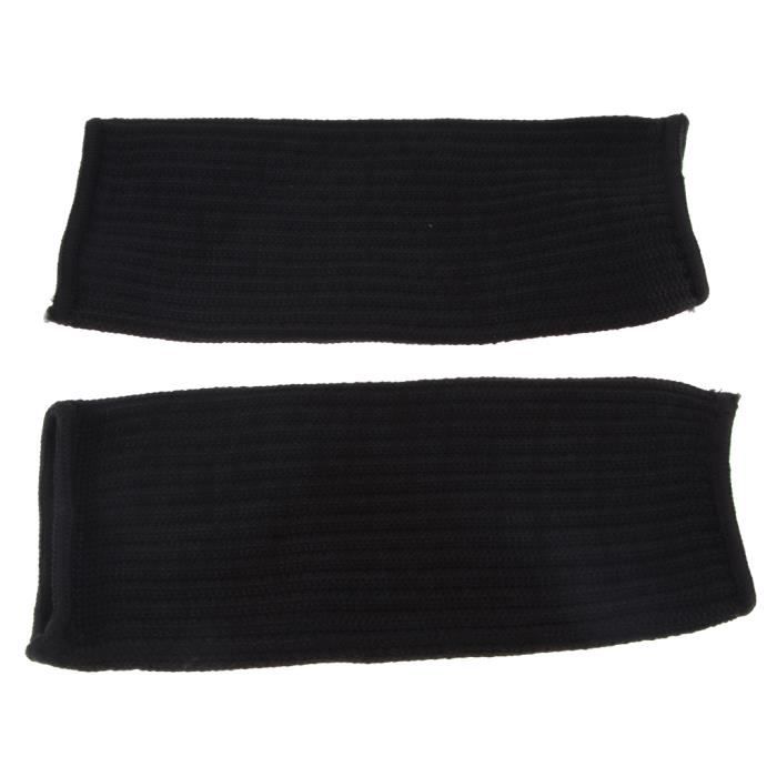1 Paire Manches De Bras Imperméables à L'Huile - Couvre-Manches Protection Cuisine Et Travail Noir