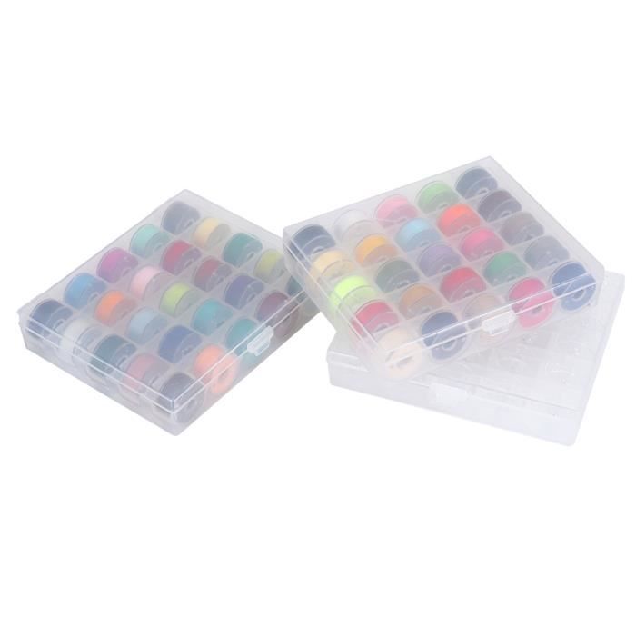 HAITRAL Fil à Coudre 24 Couleurs, 914 M, Polyester, Chaque Bobine Pour Machine à Coudre à La Main Et Machine à Coudre