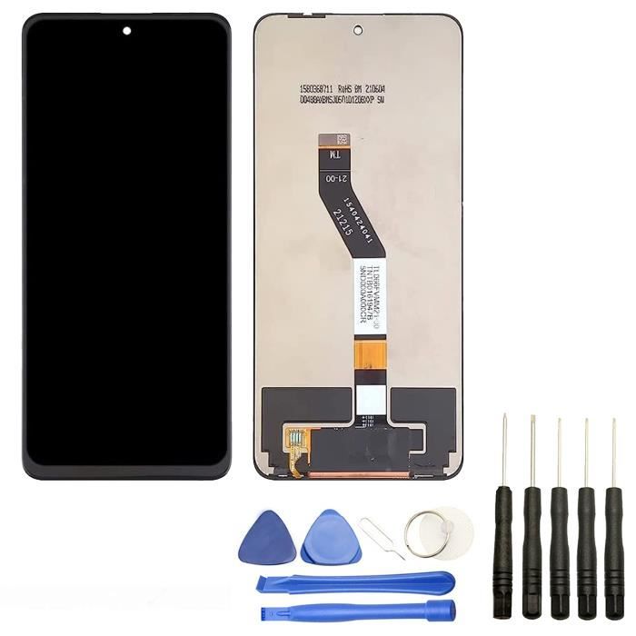 Écran LCD Complet + Vitre Pour Xiaomi Poco M4 Pro 4G - Bleu - Neuf Sous Blister