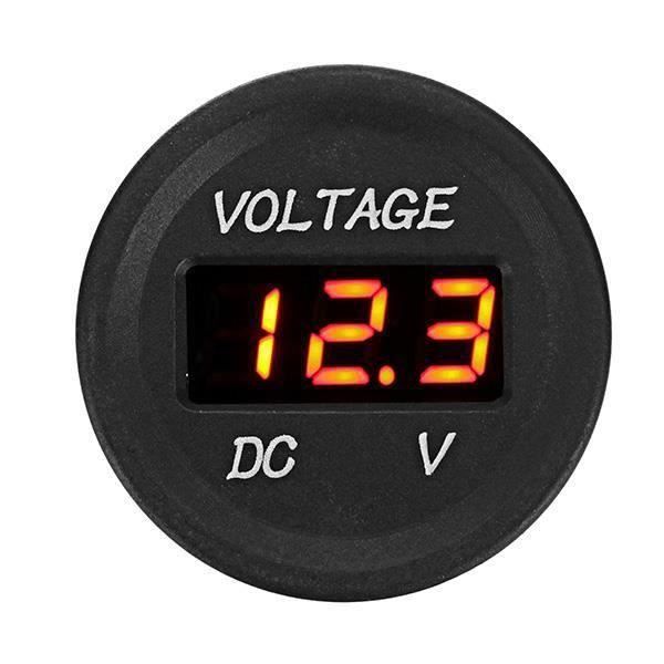 Voltmètre Mesureur De Tension Numérique Avec Boîtier, 10