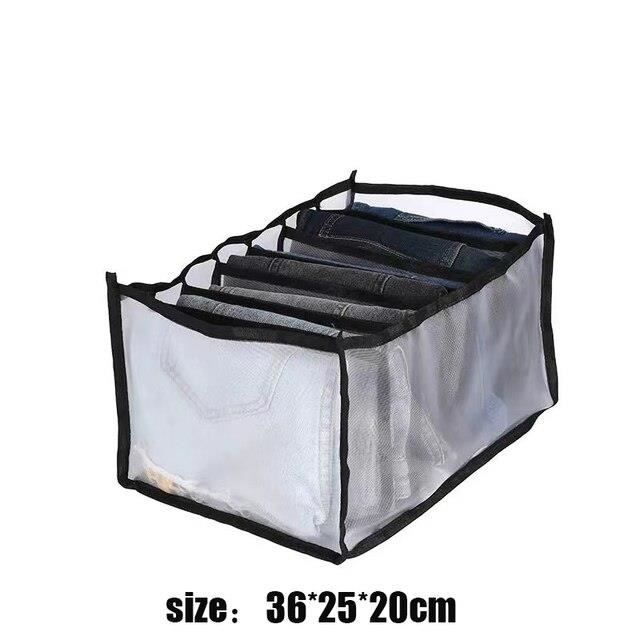 NIBESSER 2pcs Rigide Jeans Organisateur de Tiroir avec Poignée et 9