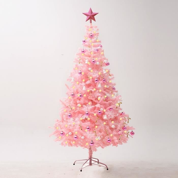 Sapin De Noël Artificiel De 1 2 M Jeu De Lumières LED Trépied Robuste