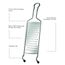 Silver Black Rosle Slicers stainless steel 18//10 40 cm