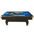 BILLARD AMERICAIN NEUF Snooker table de poll biljart salon 7 ft - BLUE SEA table de billard, DIMENSIONS RÉGLEMENTAIRES, Blue-1