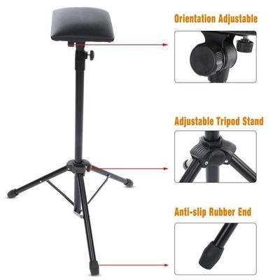 Support D'Accoudoir De Tatouage Réglable 69-102 Cm - Coussin PU 70x40 Cm, Multi-Angles, Charge Max 30 Kg