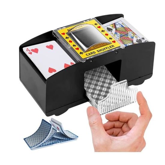 Distributeur Et Mélangeur De Cartes Automatique – Rechargeable USB, Compatible Poker Et Tarot, 2000mAh
