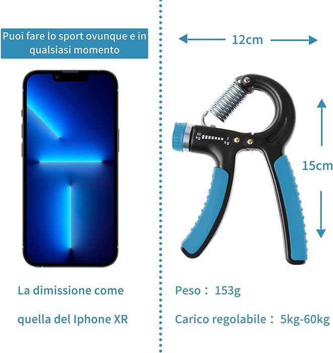 Hand Grip, Musculation Avant Bras du Grip avec Résistance Réglable 50