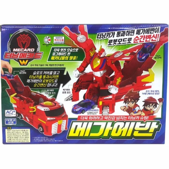 SONOKONG Transformateur MECARD W MEGA EVAN Transformateur Robot Voiture Coreen Jumbo Mecarnimal Cdiscount Jeux Jouets