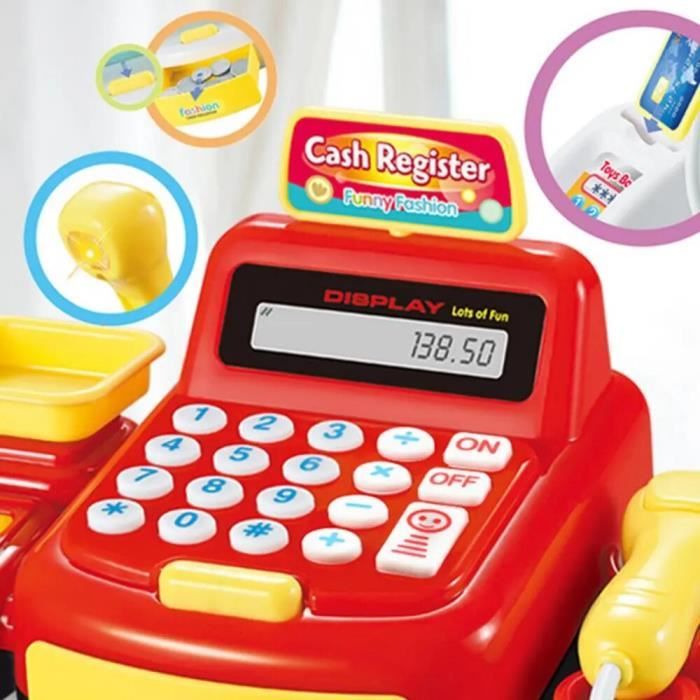 Simulation supermarché caisse enregistreuse jouet sertie de fruits  ordinateur puzzle jouer maison fille jouet - Cdiscount Jeux - Jouets